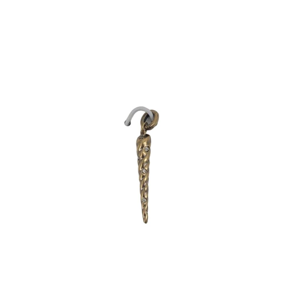 Color Bar Kendra Scott Gold Unicorn Rhinestone Charm New